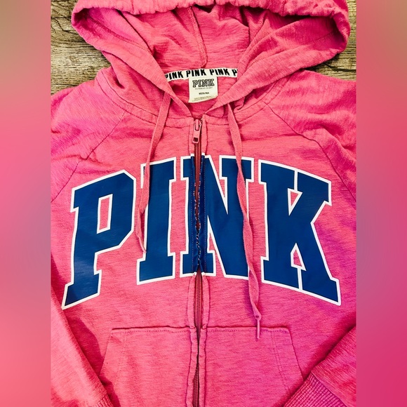 Victoria's Secret Tops - PINK Victoria's Secret Hoodie - Purplish/Pink and Blue